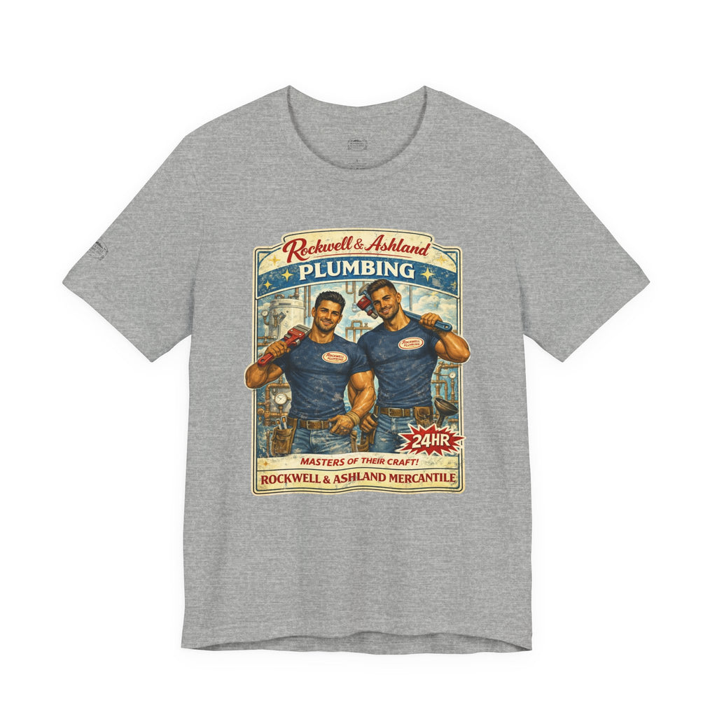 "Rockwell & Ashland Plumbing" Tee