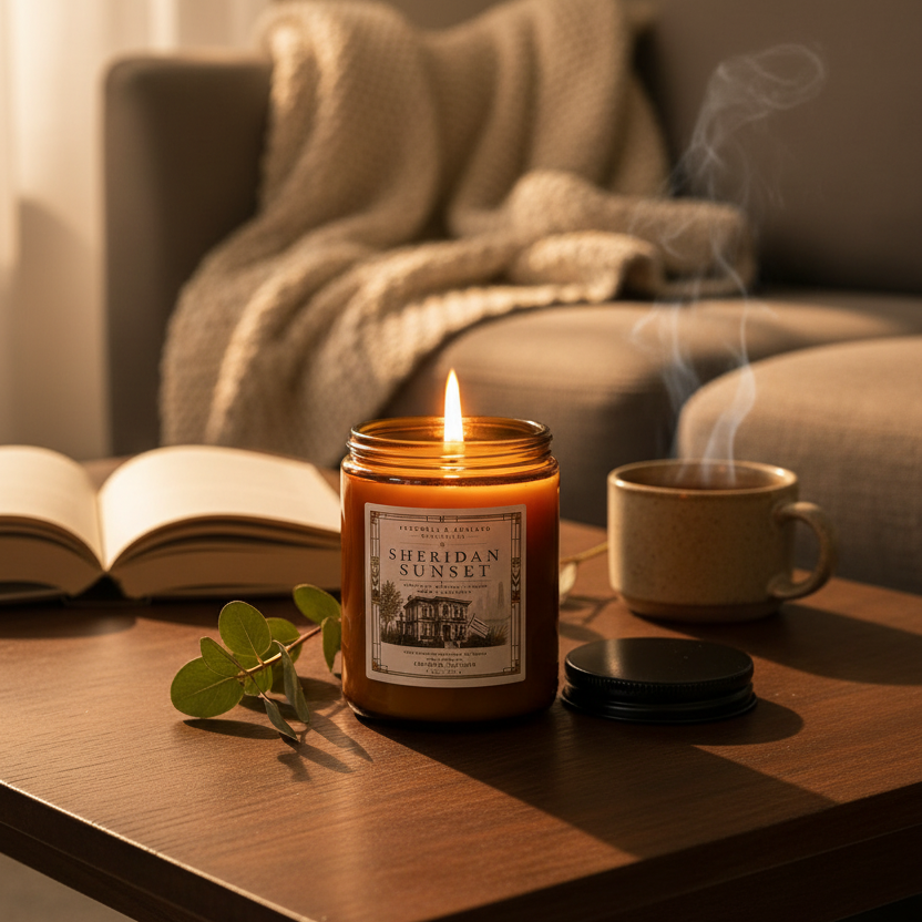 Sheridan Sunset | 8 oz Fine Fragrance Soy Candle