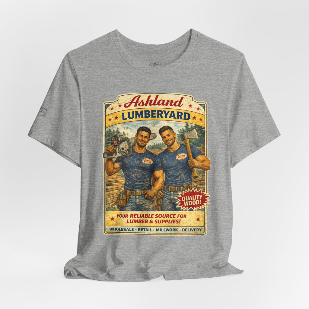Ashland Lumberyard Vintage Tee — Retro Lumberjack Workshirt