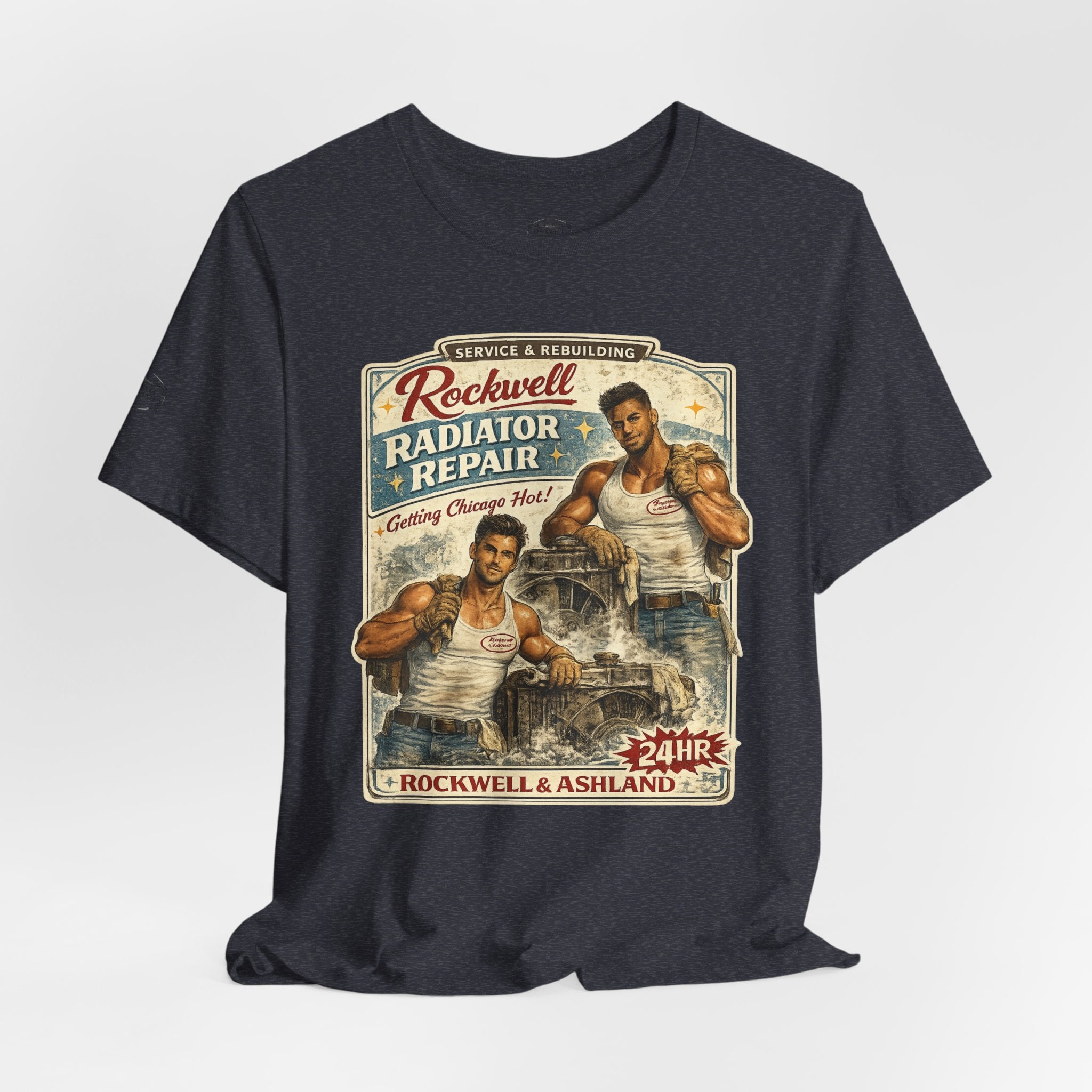 “Rockwell Radiator Repair" Short Sleeve T-Shirt