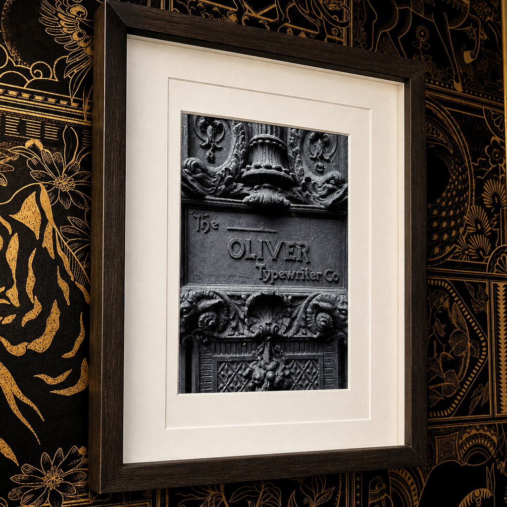 Oliver Typewriter Company | Matted and Ready to Frame | Fits 8x10" Frame