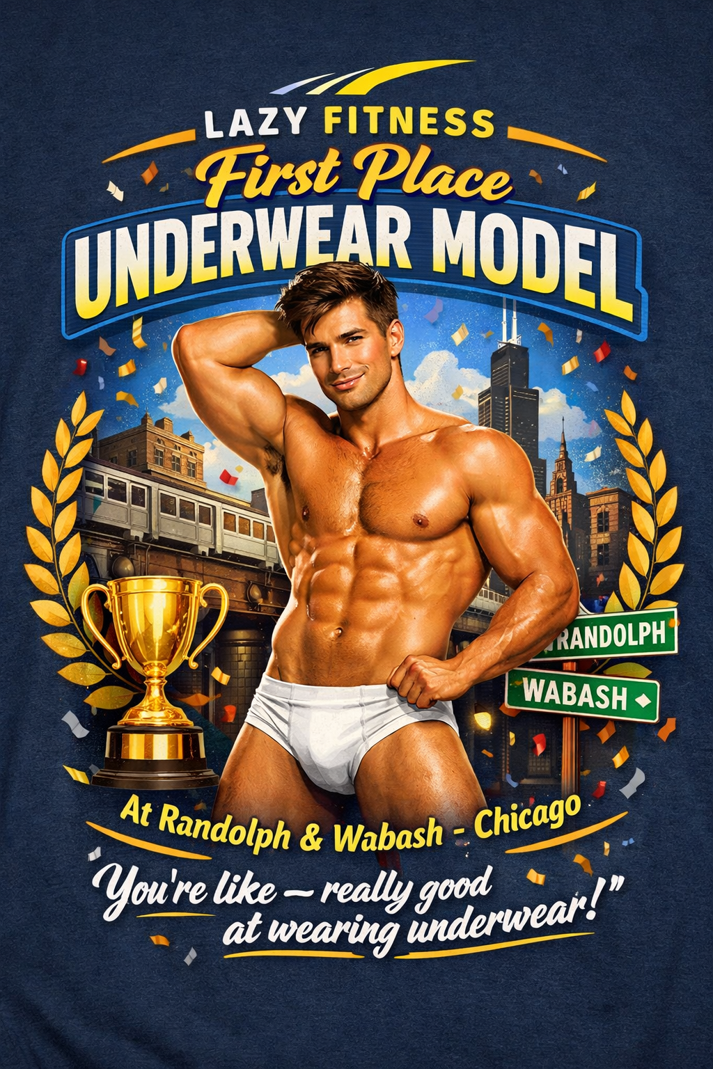 “Model Citizen” Unisex garment-dyed tank top