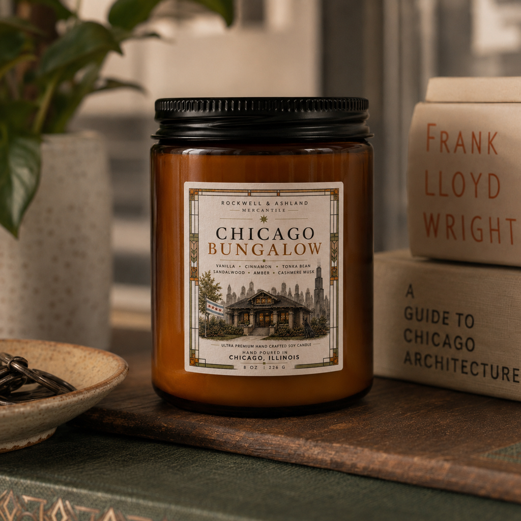 Chicago Bungalow | 8 oz Fine Fragrance Soy Candle