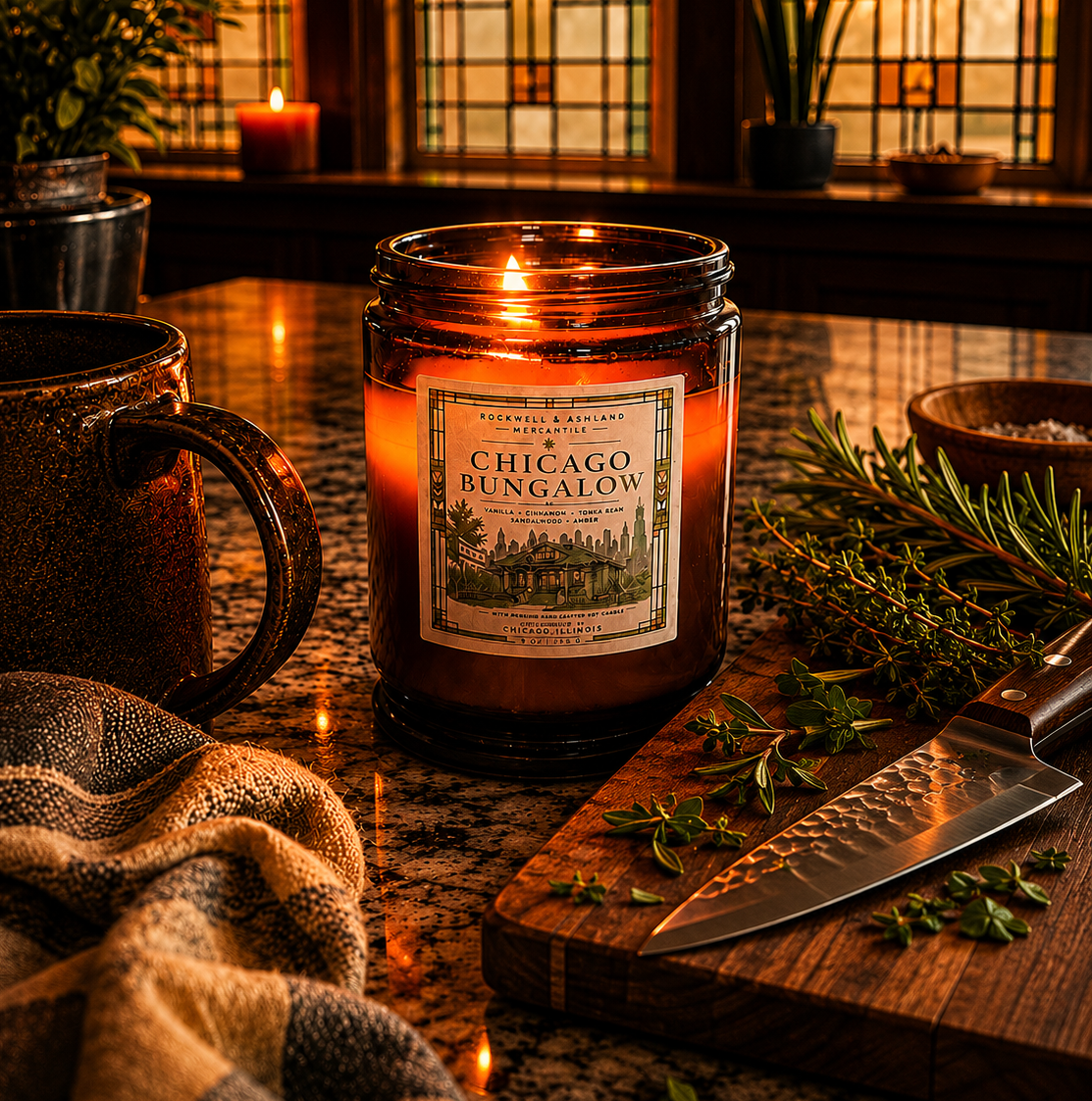 Chicago Bungalow | 8 oz Fine Fragrance Soy Candle