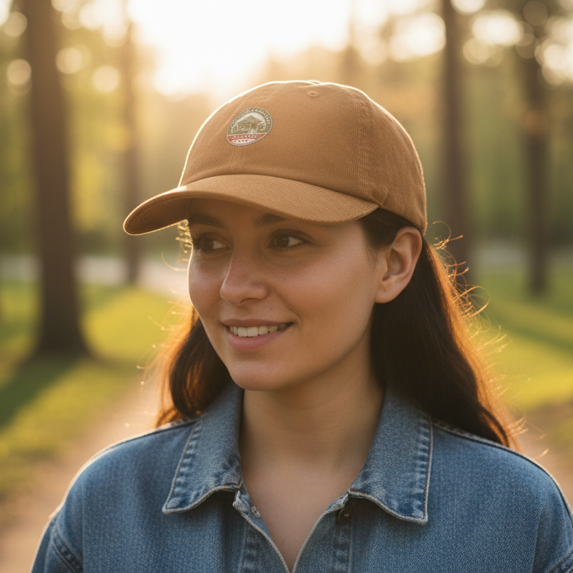 “R&A Bungalow” Corduroy hat