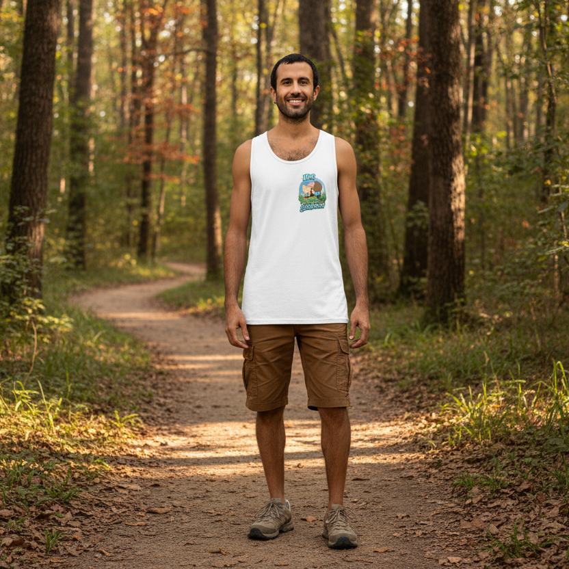 “Sidetracks!” Men’s premium tank top