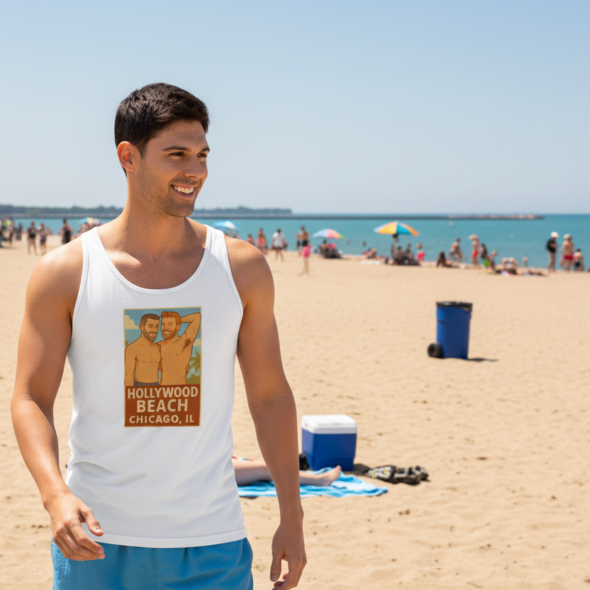 “Hollywood Beach” Men's Tank Top