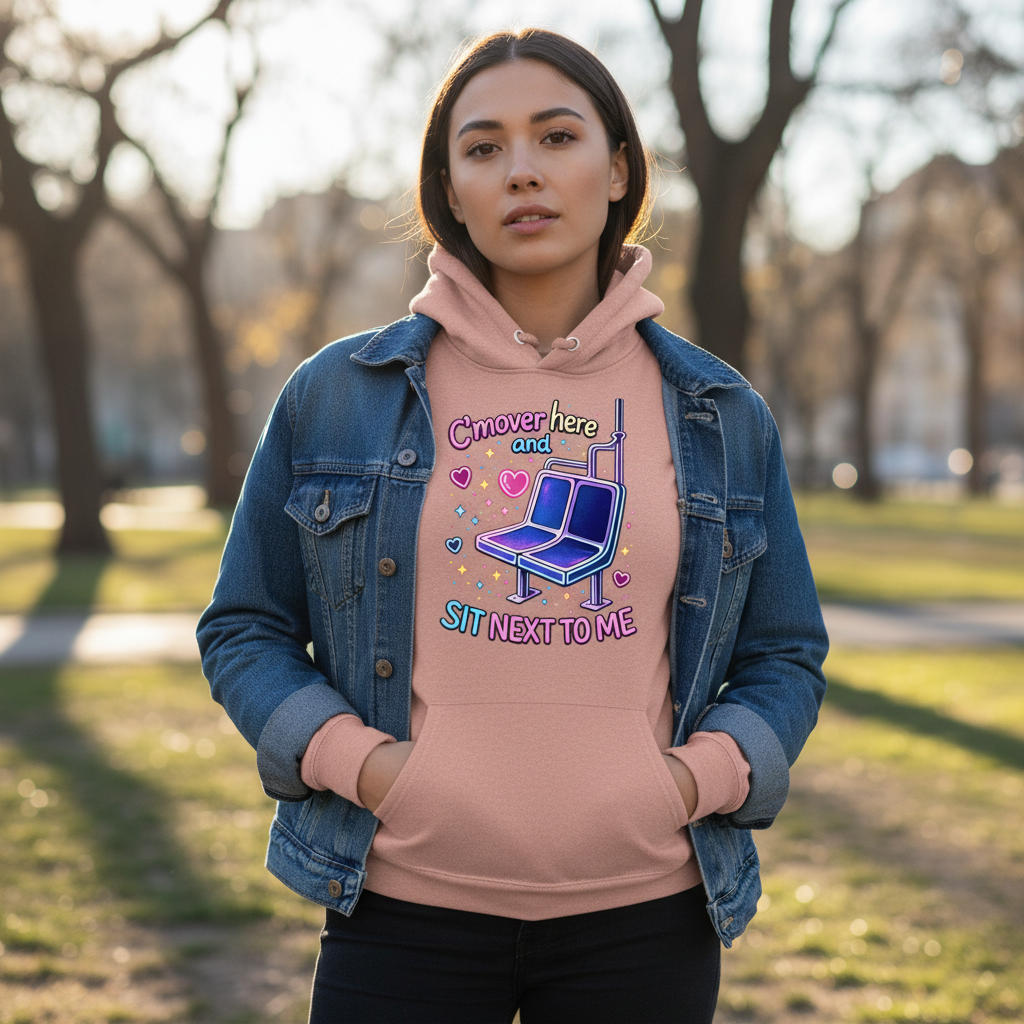 “Sit Next To Me” Featherweight Hoodie