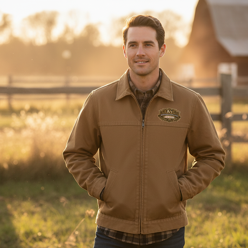 Rockwell & Ashland Flannel-Lined Work Jacket