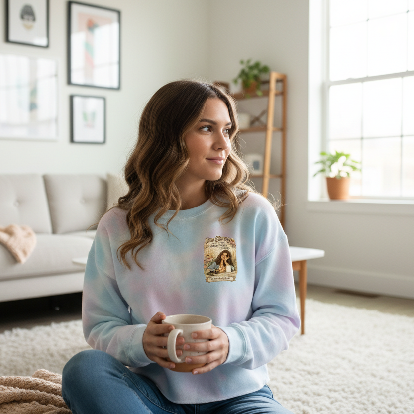 “Inconvenient Reality” Cropped Sweatshirt