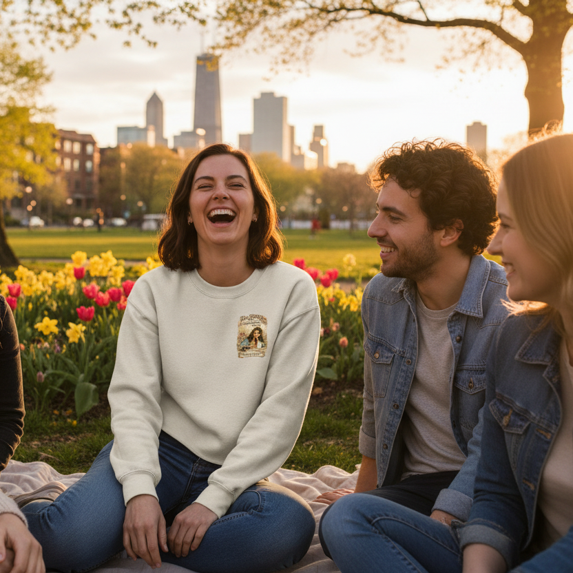 “Inconvenient Reality” Cropped Sweatshirt