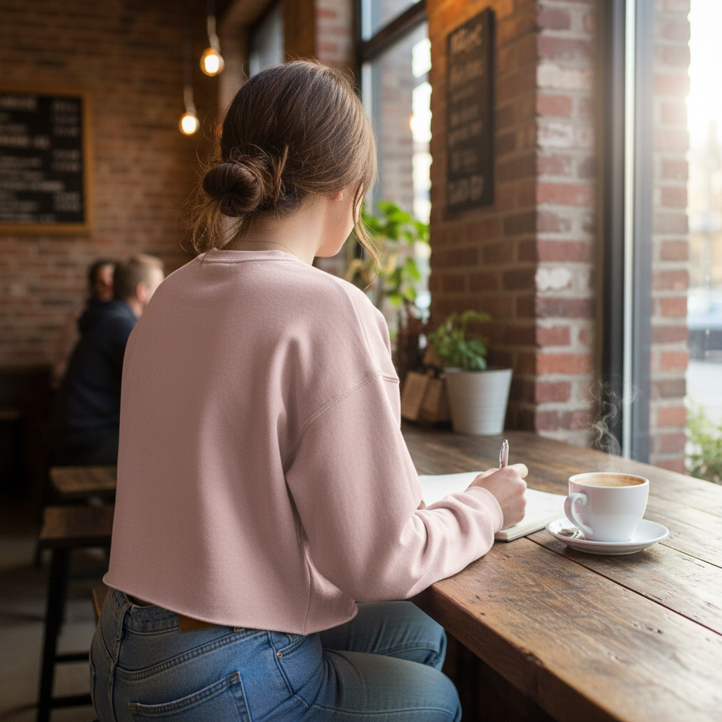 “Inconvenient Reality” Cropped Sweatshirt