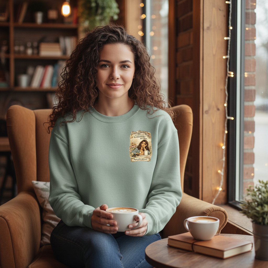 “Inconvenient Reality” Cropped Sweatshirt