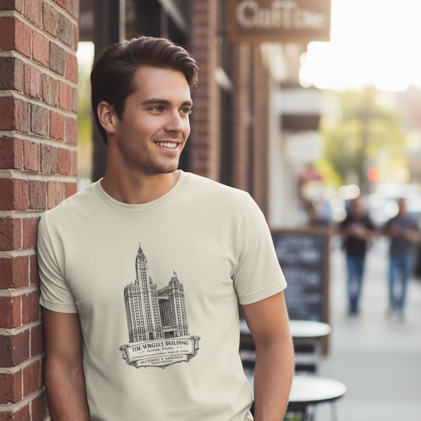 R&A “Wrigley Building” Short Sleeve Tee