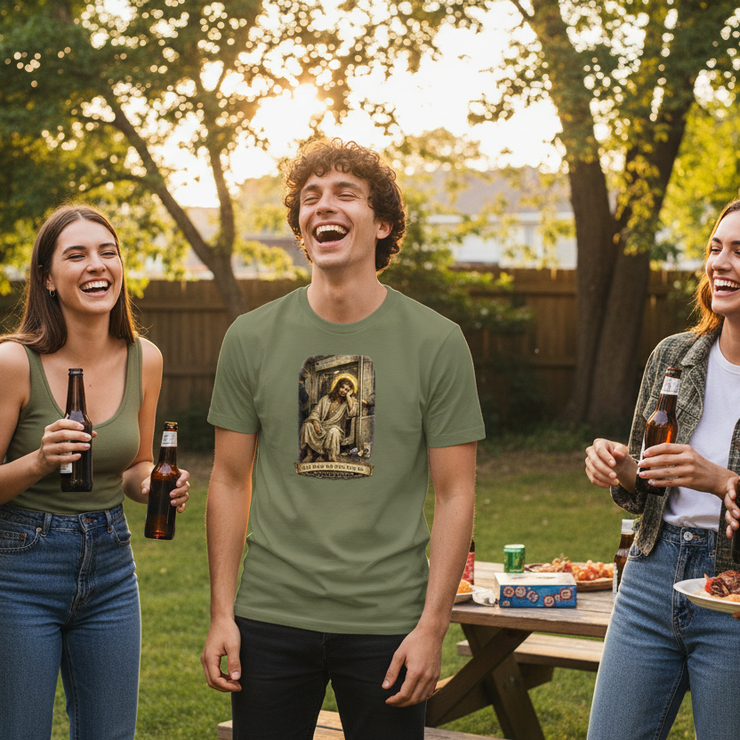 R&A “Jesus Takes The Red Line” Short Sleeve Tee
