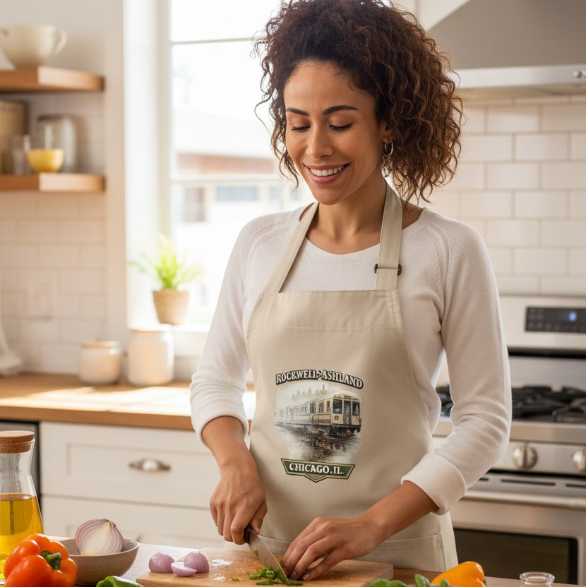 “Into Reality” Organic cotton apron