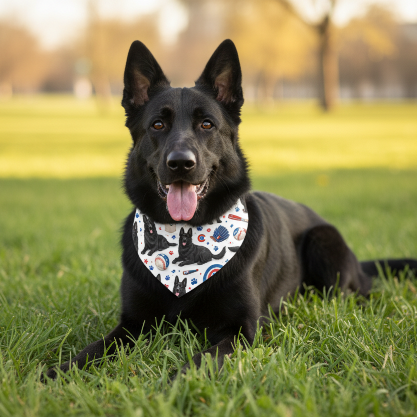 “Northsider” Pet bandana collar