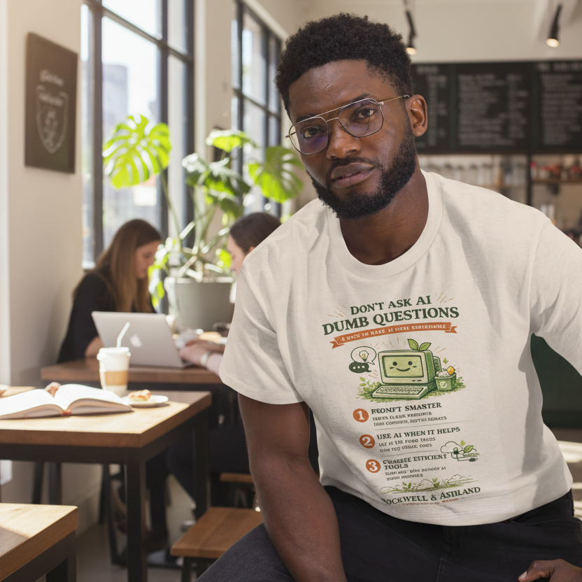 “Don’t Ask AI Dumb Questions” tee