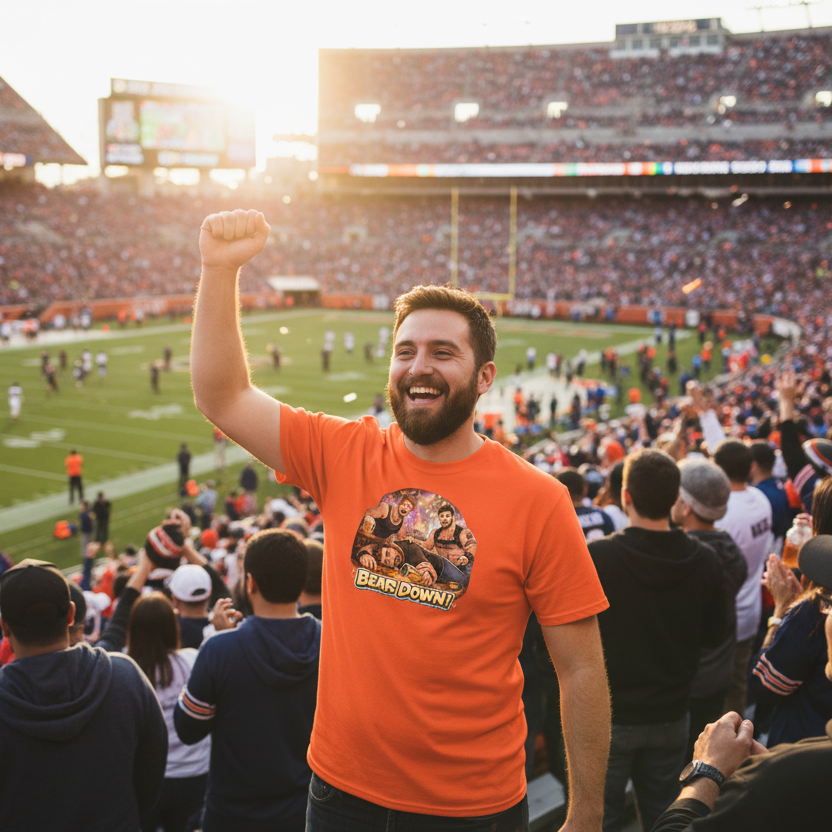 “Bear Down” Unisex Short Sleeve Tee