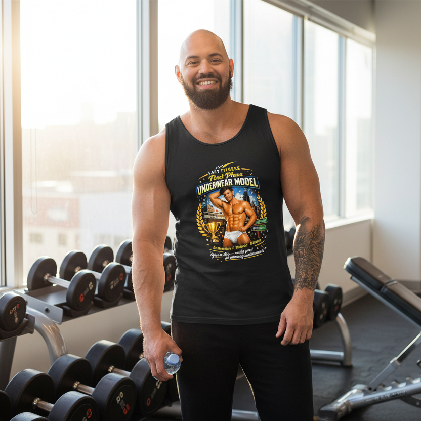 “Model Citizen” Unisex garment-dyed tank top