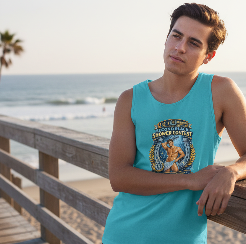 “Runner Up” Unisex garment-dyed tank top