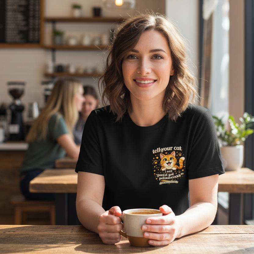 “Pst” Women's Relaxed T-Shirt